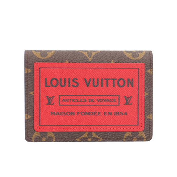 Pre-owned Louis Vuitton Organizer de Poche Monogram Card Case Canvas M25835...